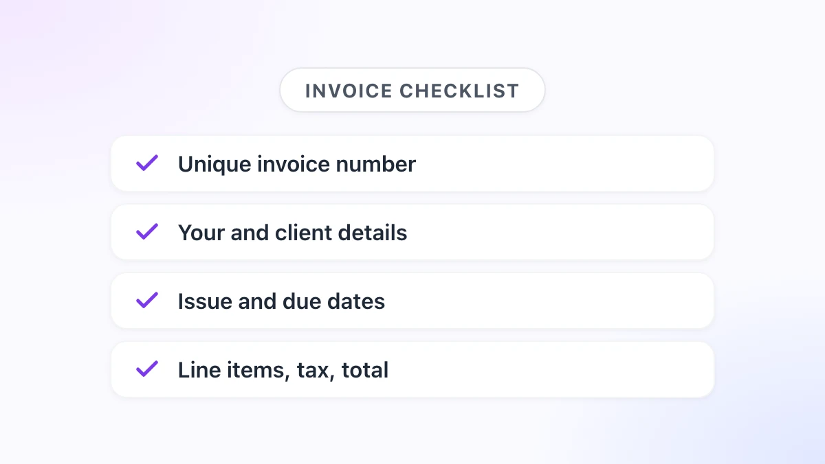 What to Include on an Invoice (With a Free Template)