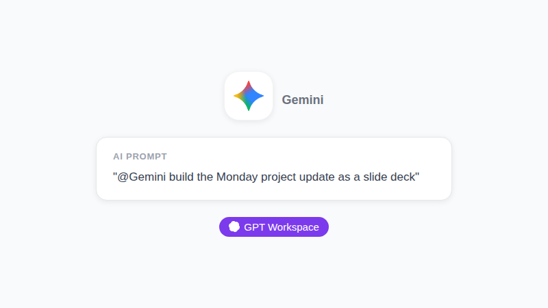 Gemini agent working beside GPT Workspace in Google Docs