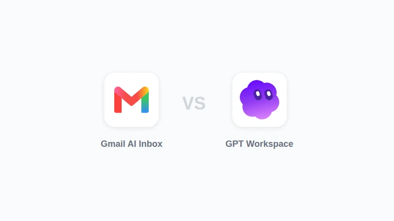 Gmail AI Inbox compared with GPT Workspace for replying in Gmail